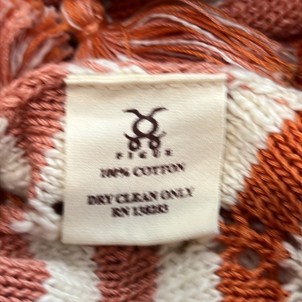 NWT FIGUE Quinn Bralette Orange Multi Medium - Picture 13 of 14